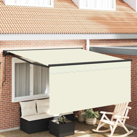Toldo Retráctil Crema 300 x 250 cm tela