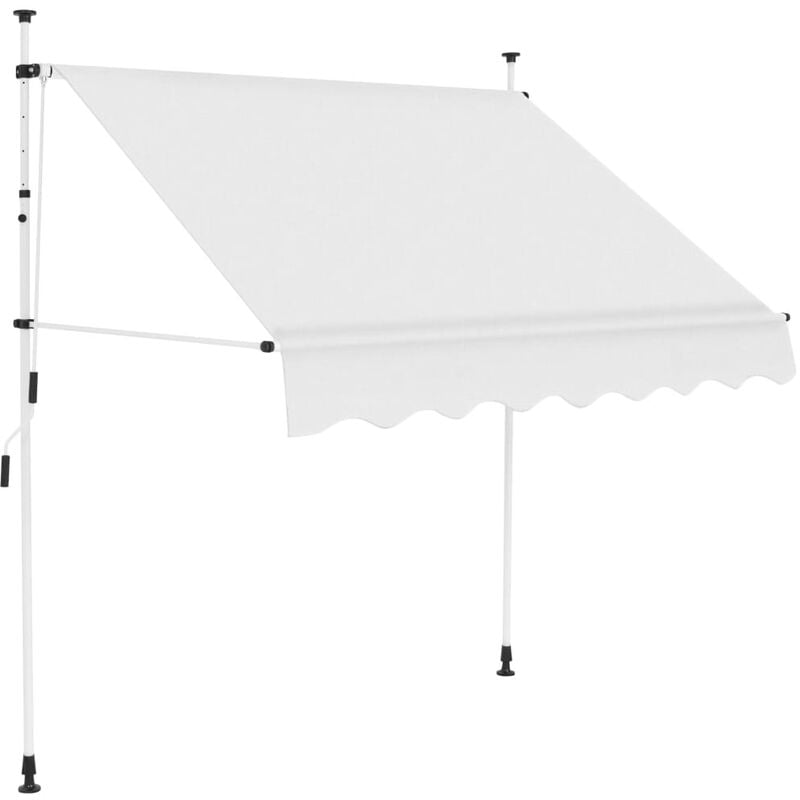 

Toldo retractil de operacion manual 150 cm crema