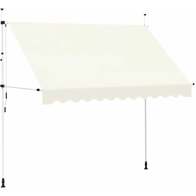 

Toldo Retráctil de Operación Manual Crema 300 cm - Crema - Vidaxl