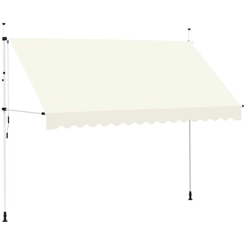 

Toldo Retráctil de Operación Manual Crema 350 cm - Crema - Vidaxl