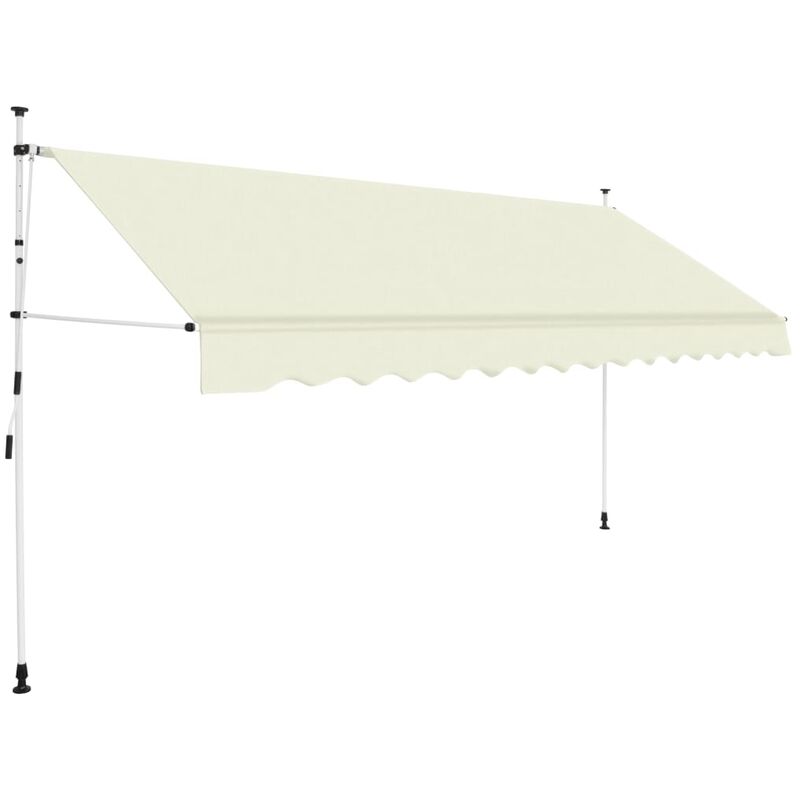 

Toldo retráctil de operación manual 350 cm crema