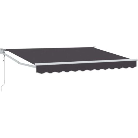 Toldo Retráctil Eléctrico Antracita 3 x 2 m