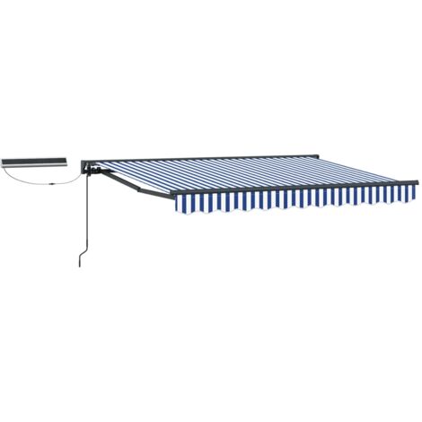 Toldo Retráctil Eléctrico Azul, , Antracita 3,5 x 2,5 m
