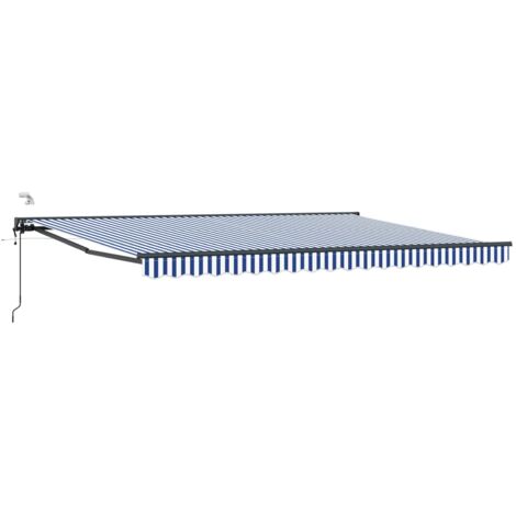 Toldo Retráctil Eléctrico Azul, , Antracita 4,5 x 3 m