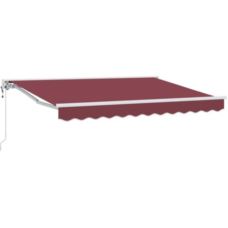 Toldo Retráctil Eléctrico Burdeos 3 x 2,5 m