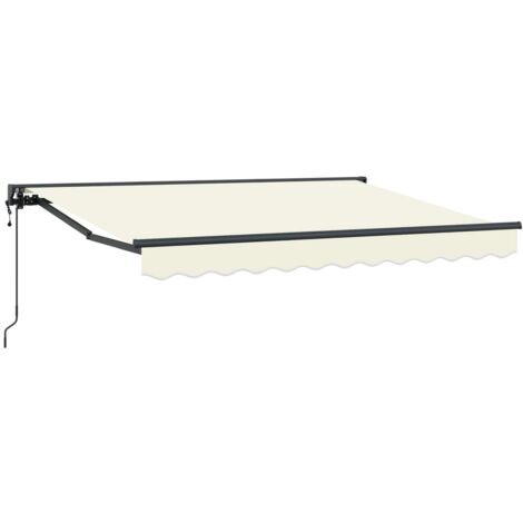Toldo Retráctil Eléctrico Crema 2,5 x 2 m