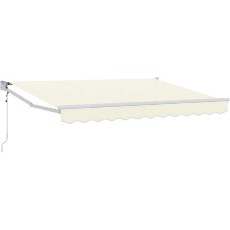 Toldo Retráctil Eléctrico Crema 3 x 2 m
