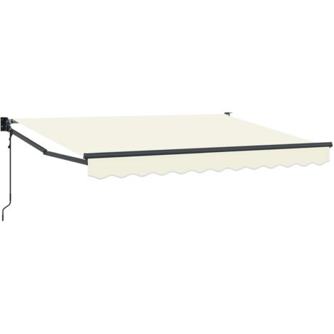 Toldo Retráctil Eléctrico Crema 3 x 2 m