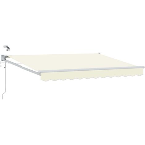 Toldo Retráctil Eléctrico Crema 3,5 x 2,5 m