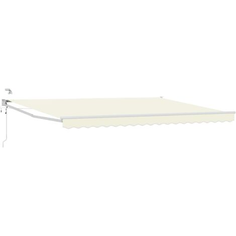 Toldo Retráctil Eléctrico Crema 4 x 2 m