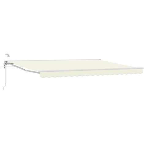 Toldo Retráctil Eléctrico Crema y  4 x 2 m