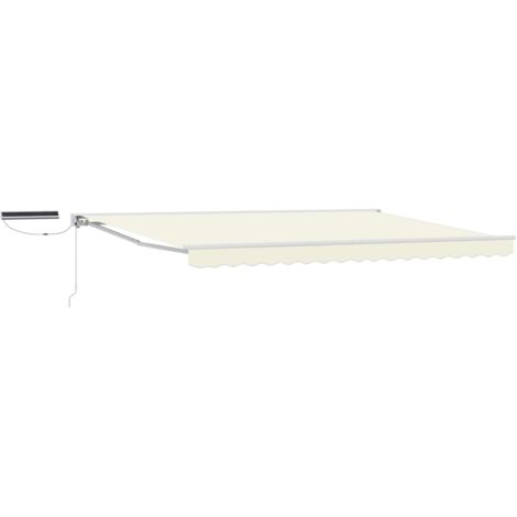 Toldo Retráctil Eléctrico Crema y  5 x 3 m