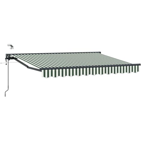 Toldo Retráctil Eléctrico Verde, , Antracita 3 x 2,5 m