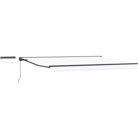 Toldo Retráctil Eléctrico  y Antracita 4 x 3,5 m