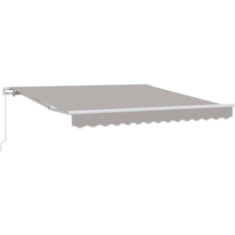 Toldo retráctil Gris Claro 300 x 250 x 165 cm