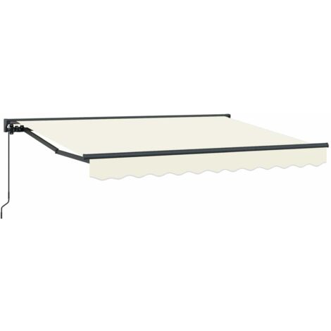 Toldo retráctil manual Crema 2,5 x 2 m