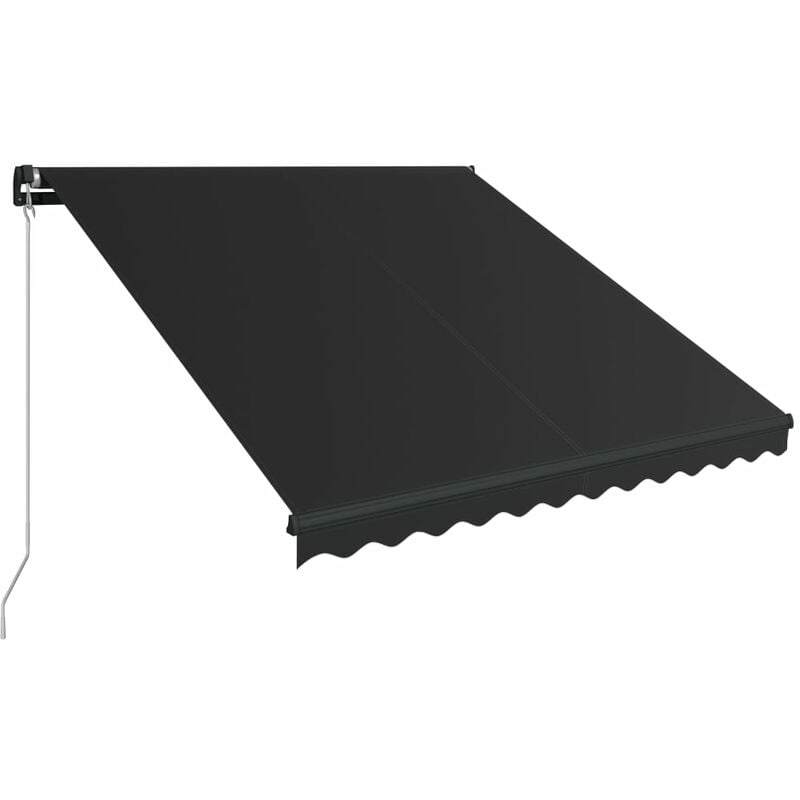 

Toldo retractil manual gris antracita 300x250 cm
