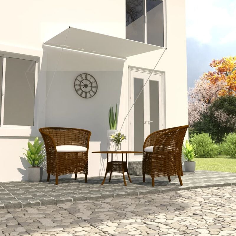 

Toldo retráctil 150x150 cm crema - Crema