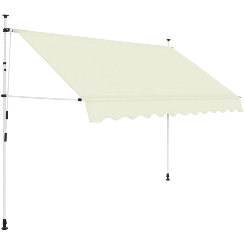 

Toldo retráctil de operación manual 300 cm crema - Crema