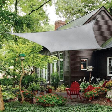 Toldo sombra cuadrado blanco - 5,5x5,5mts.