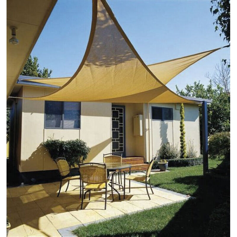 Lista - Toldo sombra triangular Vert - talla 3,6x3,6mts.