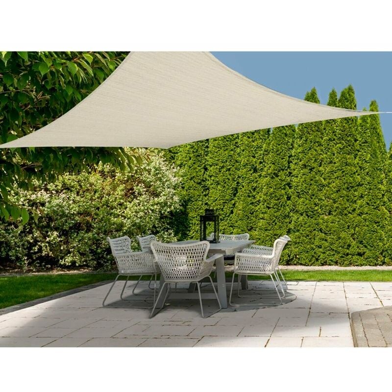

Toldo vela cuadrado 3m Color BLANCO