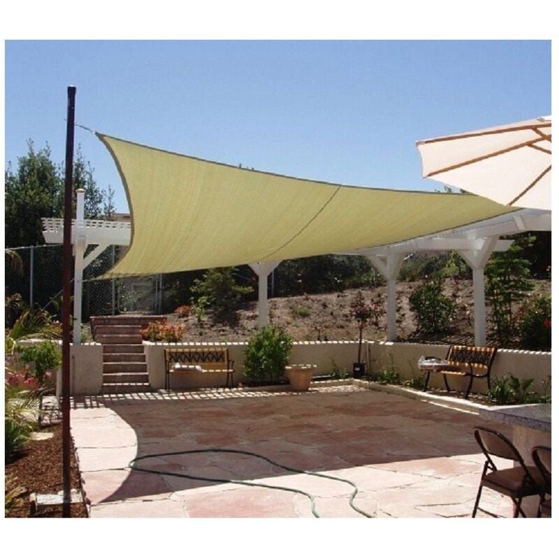 

Toldo Vela Cuadrado Beige 150gr/m2 - 5 x 5 metros