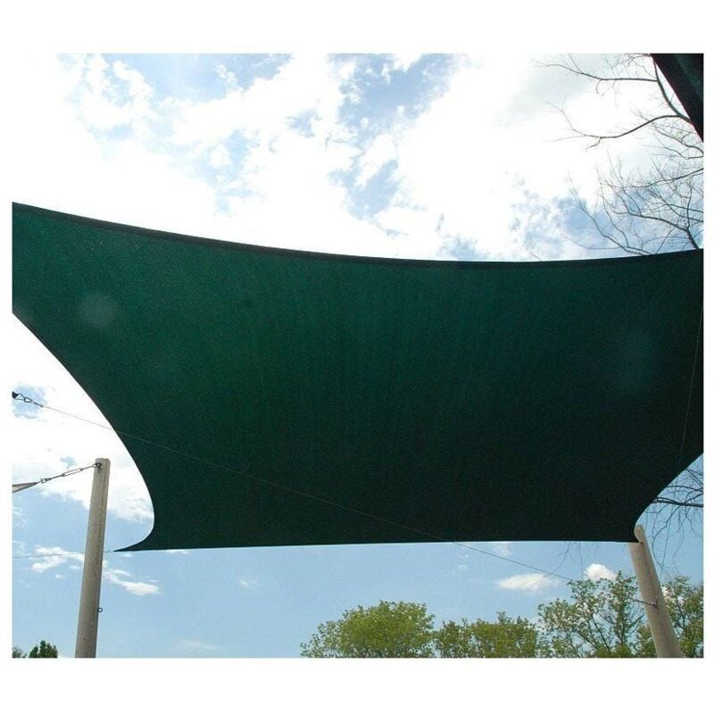 

Toldo Vela Cuadrado Verde 150 gr./m2 - 5 x 5 metros