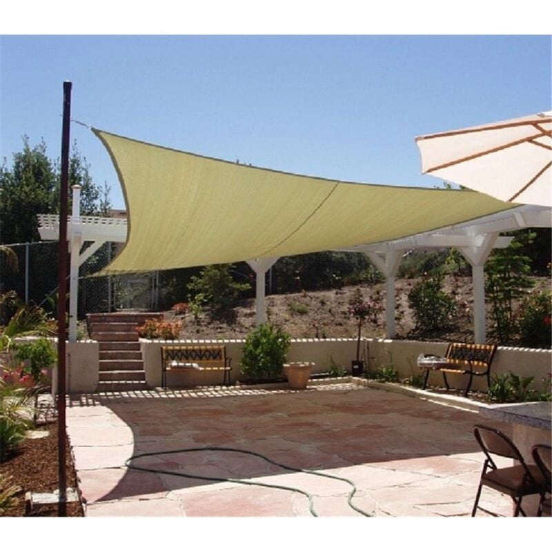 

Toldo Vela Cuadrado WaterProof - Beige - 165gr/m2 - 5 x 5 metros