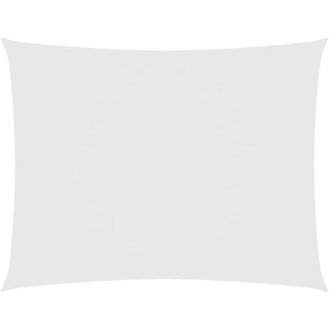Toldo Vela de Sombra rectangular de tela oxford blanco 2,5x3,5 m VFR88884 MaisonChic