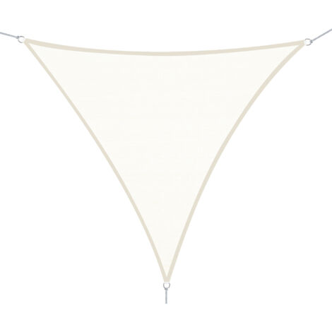 Toldo Vela Sombrilla Parasol Triangulo Tejido de Poliester 160g/m2 Jardin Playa