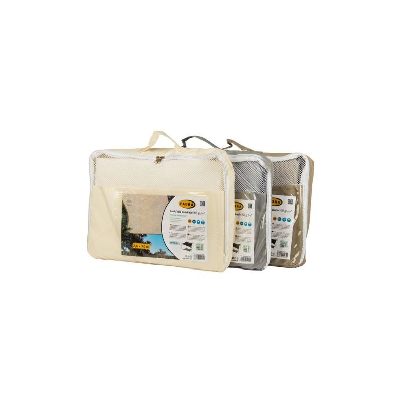 

Toldo Vela Triangular WaterProof - Beige - 165 gr/m2 - 5 x 5 x 5 metros