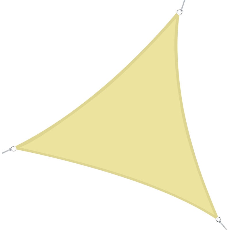 

Toldo Vela Sombrilla Parasol Triangulo Tejido de Poliester 160g/m2 Jardin Playa - Arena