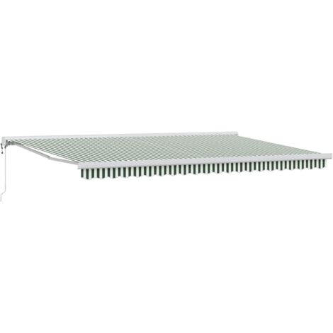 Toldo Verde y 500 x 300 x 165 cm Poliéster y Aluminio