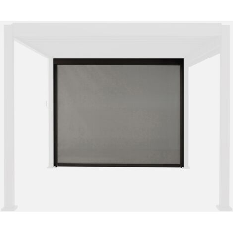 Toldo vertical de 3m para pérgola bioclimática Triomphe