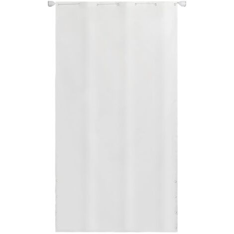 Toldo vertical tela oxford blanco 140x240 cm vidaXL - Blanco