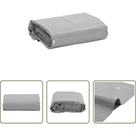 Toldos de construcción -  Lona gris 5x8 m 650 g/m²