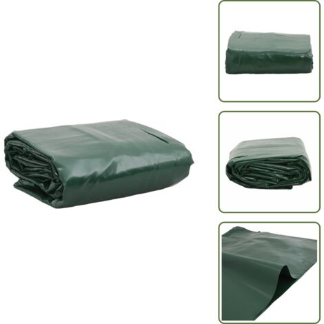 Toldos para coches - vidaXL Lona verde 1,5x10 m 650 g/m² - Toldos para remolques