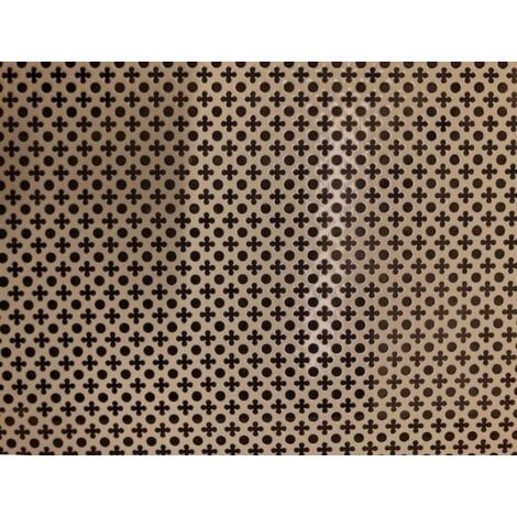 IDROWEB Tole aluminium bronze perfore'e 2 m2 pour recouvrir radiateurs poeles et chemine'es