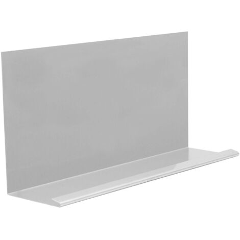 Tôle angulaire de toit en aluminium 200cm – Rainure d'eau pour évacuation – Protection élevée des bords – Résistante à la corrosion