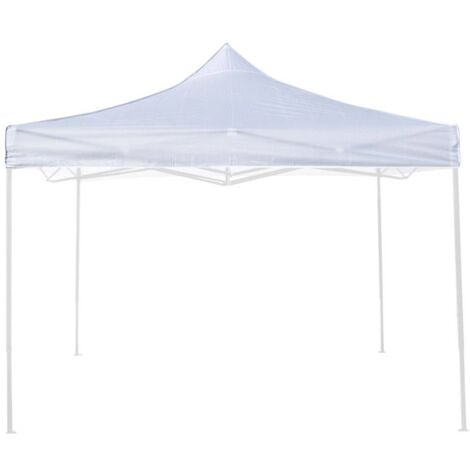 EVERGREEN de remplacement imperméable pour tonnelle de jardin pliable 3x3 Couleur: Blanc