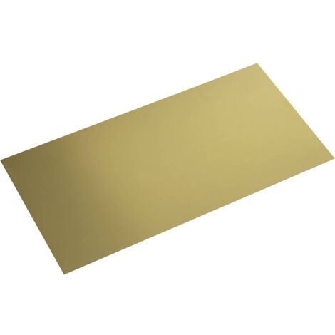 Tôle Reely 293830 laiton (L x l) 400 mm x 200 mm 1 pc(s)