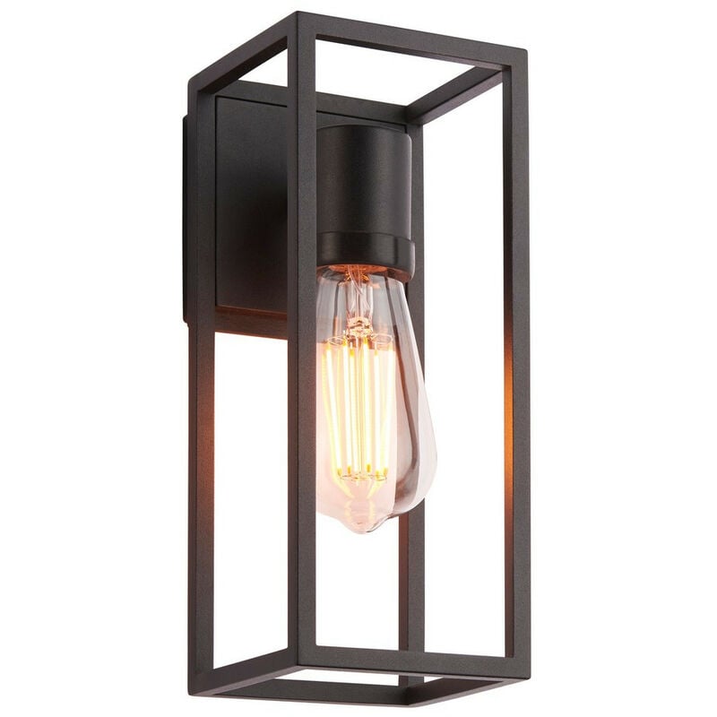 Non Automatic Wall Lamp Textured Black