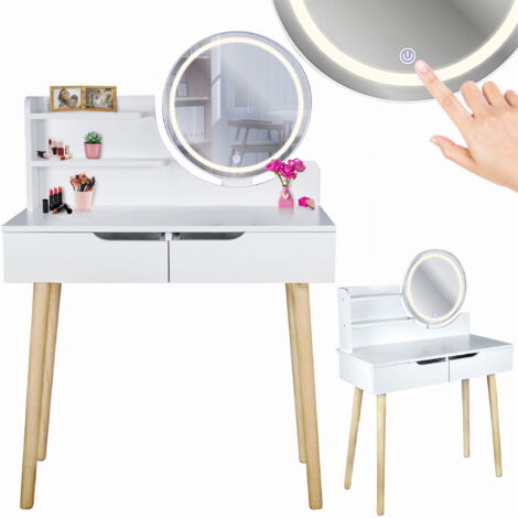 Toletta cosmetica scandinava con specchio LED SCANDI