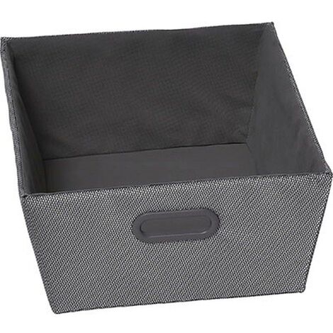 Toletta in poliestere h15xl32,5xp40cm - argento - Tendance