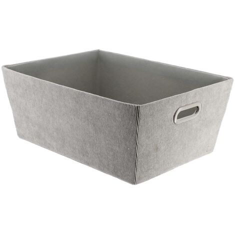 Toletta laterale in velluto l32,5xd45xh18 cm - grigio - Tendance