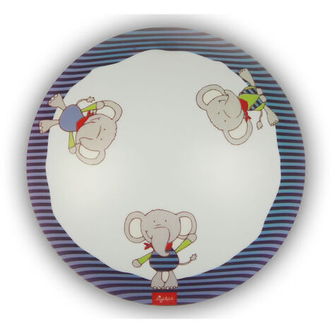 Tolle LED Deckenleuchte Lolo Lombardo Motiv bringt gute Laune ins Kinderzimmer