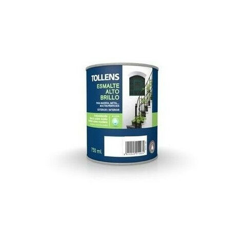 TOLLENS ESMALTE AL AGUA ALTO BRILLO BLANCO NIEVE 750ML