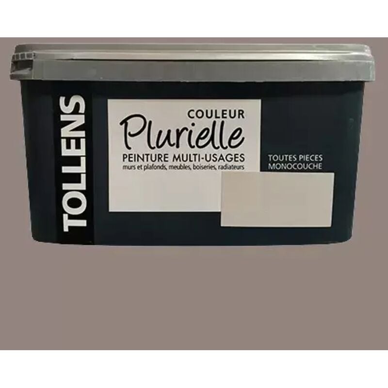 Peinture acrylique multi-usages 'Couleur Plurielle' satin Distinguée 3 l - Tollens