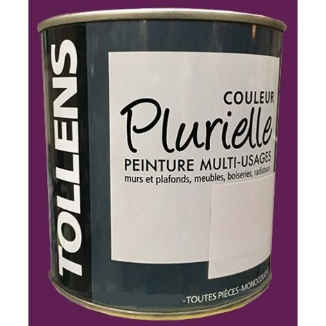 TOLLENS Peinture acrylique multi-usages 'Couleur Plurielle' satin Palpitante 0,5 L